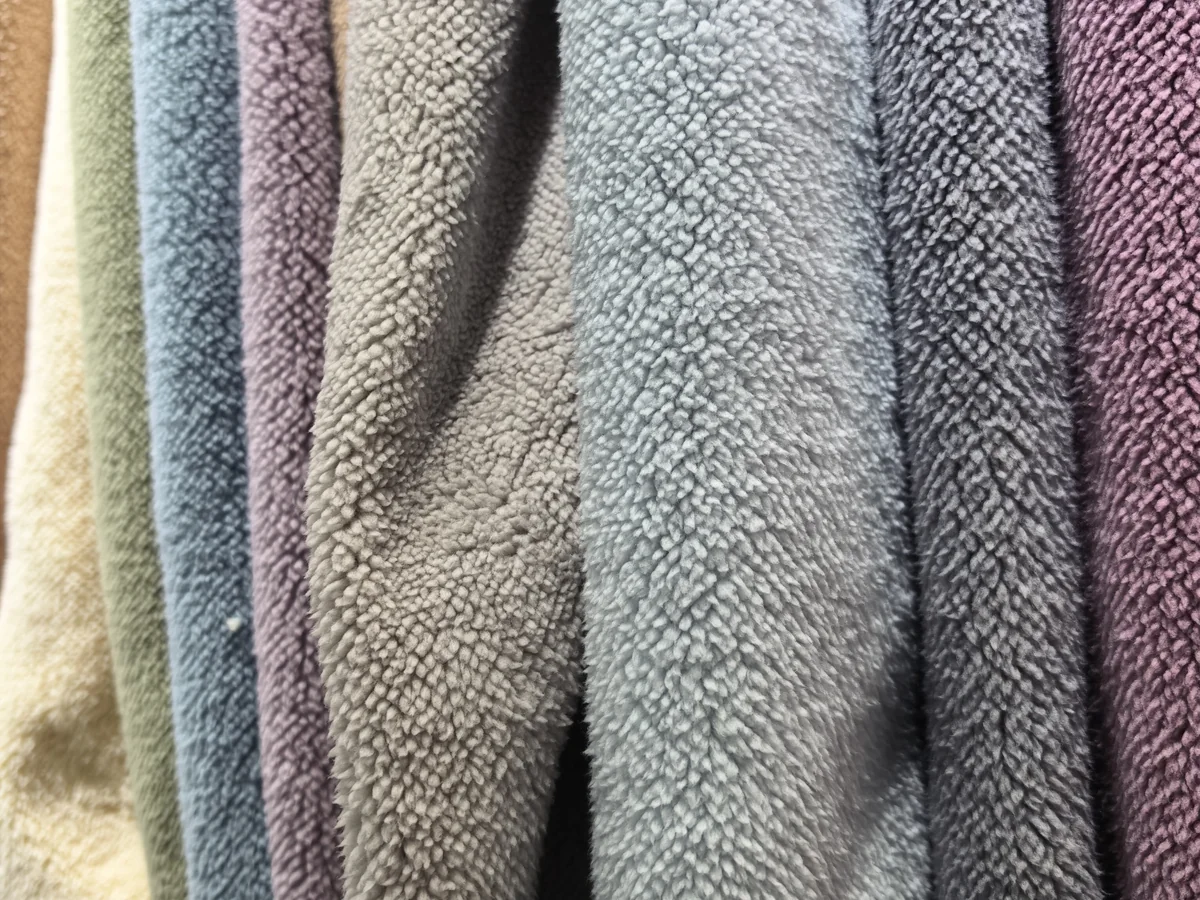 GRS rPET polar fleece double-sided brushed anti-pill