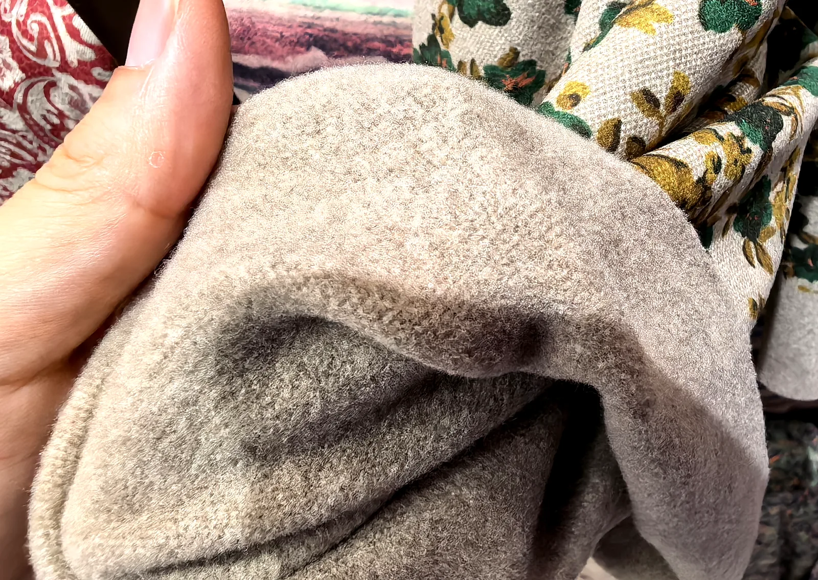 Sherpa teddy fleece fabric ultra-soft lining loungewear